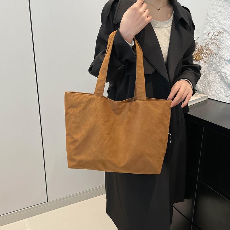 Yogodlns Матовая винтажная женская сумка Большая вместительная сумка через плечо — фото 3