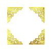 4pcs Corner Mirror Sticker Acrylic 3D Wall Stickers Self-adhesive Cabinet Edge Building Border Living Room Bedroom Home Decor