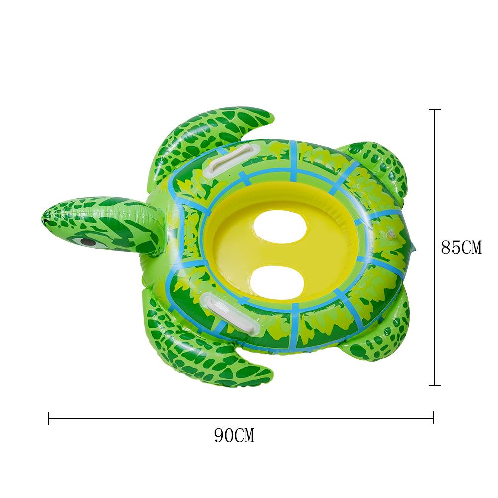 

Kids Animal Swim Seat, 3D Sea Turtle/Crocodile Inflatable Pool Float for Toddlers