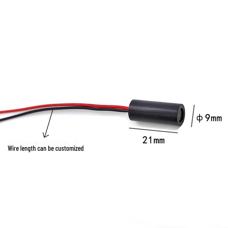 9x21mm OD 635nm 5mW Laser Module with Ground Wire