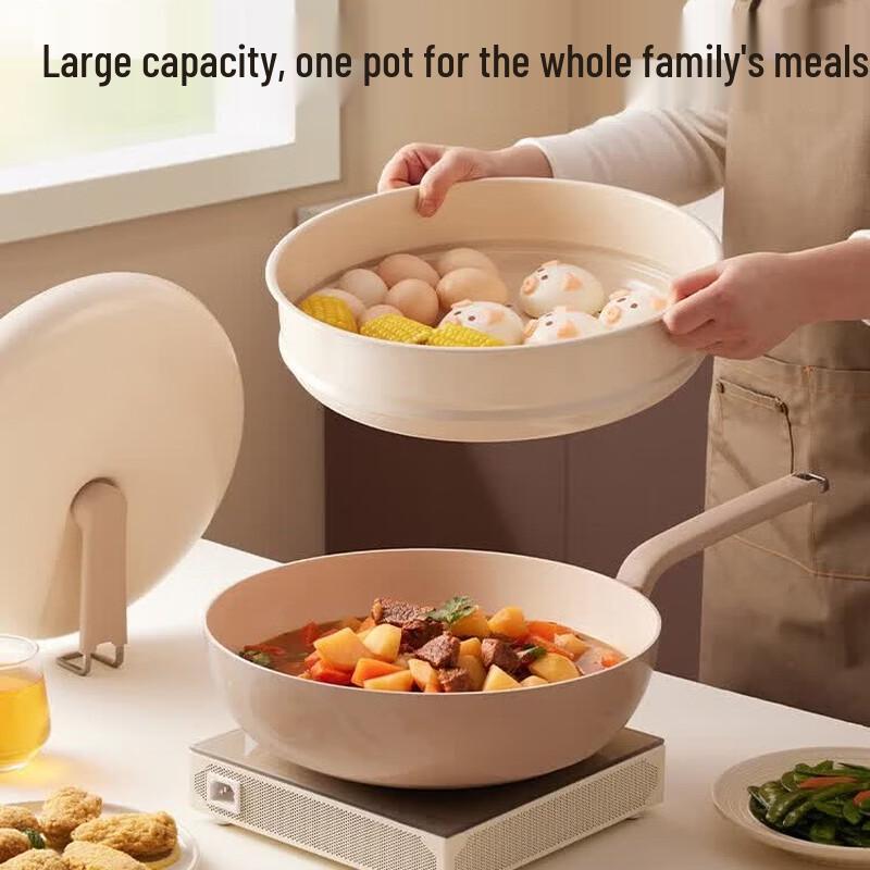 COOKER KING Ultra-Light Non-Stick Wok Pan 32cm