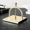 Creative Square Tissue Holder Retro Aluminum Napkin Stand Practical Tabletop Tissue Rack  Kitchen