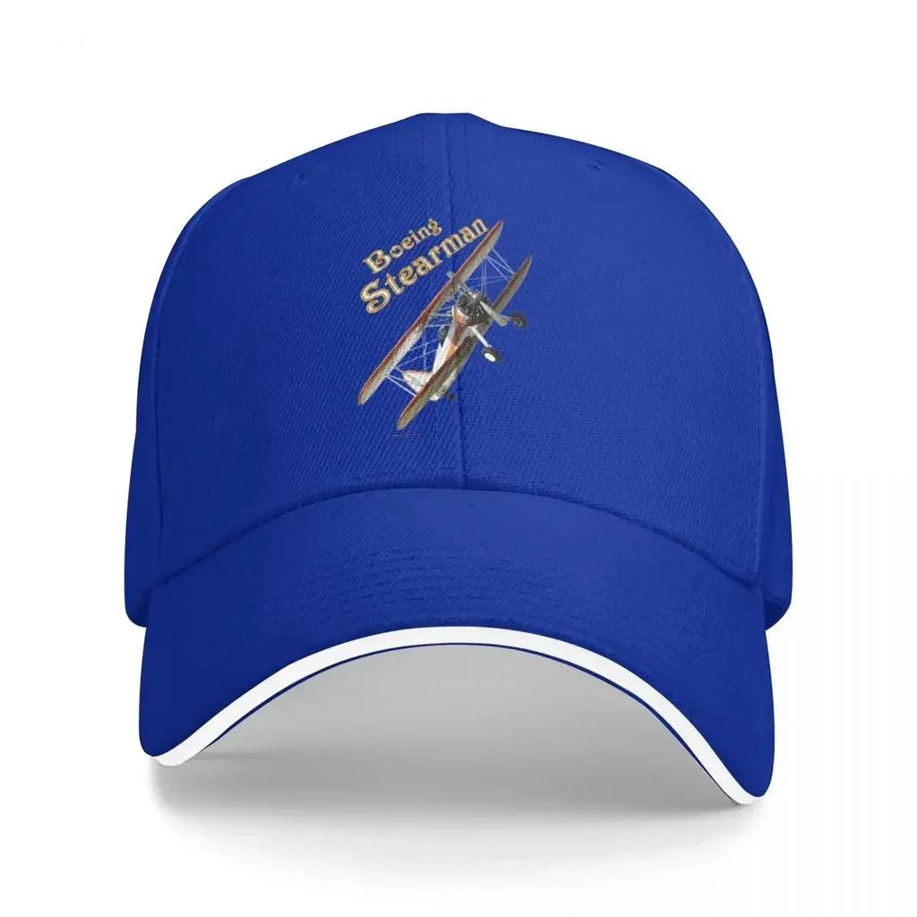 Plane Simple Boeing StearUnisex VHRAC Baseball Cap Hood Funny hats dad hat Golf Wear Unisex Luxury Brand Womens