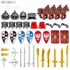 Medieval Knight Equipment Accessories 1601I (Type A) Children'S Small Particle Assembly Building Block Toy