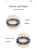 Mei Zhuo Light Purple Bolivian Amethyst Crystal Bracelet with Round Beads