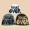 Popular Letter Jacquard Knitted Hat For Men And Women, Warm Personality Contrasting Colors, Hip-Hop Cold Hat, Pullover Hat