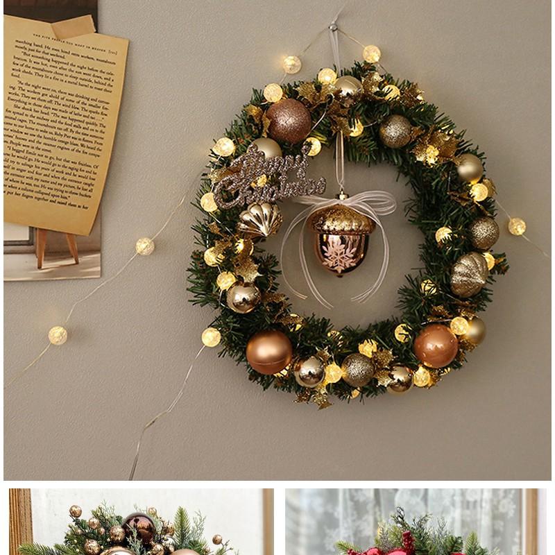 Christmas Wreath Decorations Door Window Display Holiday Party Home Garden Ornament