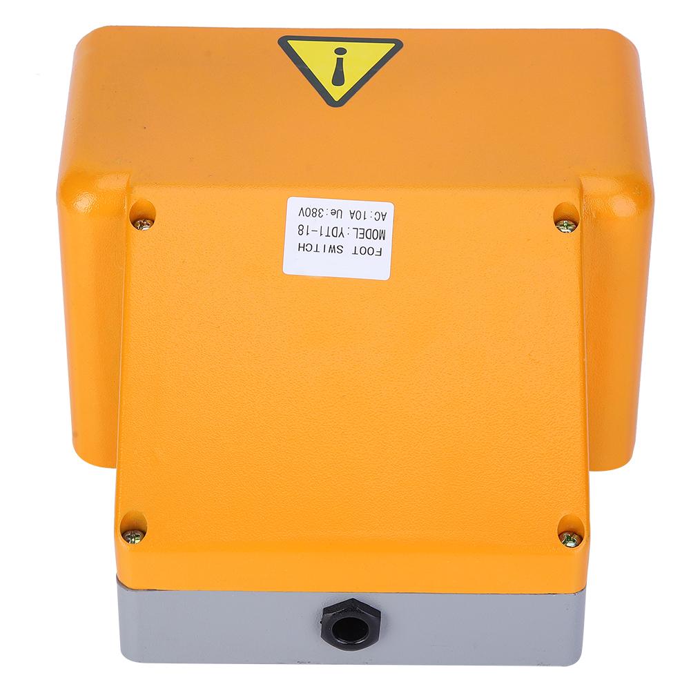 

BERM Foot Pedal Switch for Electrical Machine Power Supply Clip Kit YDT1‑18 380VAC