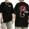 T-shirts Rapper Tupac 2pac Été Hommes Femmes Hip Hop Mode Vintage Surdimensionné Streetwear Masculin Haute Qualité Coton Doux T-shirt 7