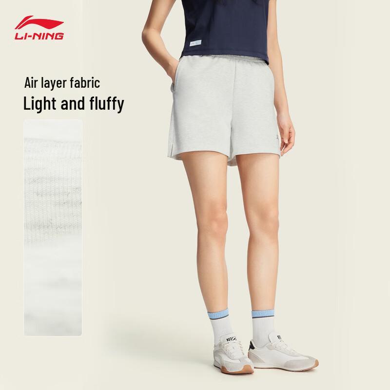 Li-Ning Women s Sweat-Wicking Loose Fit Sports Shorts M