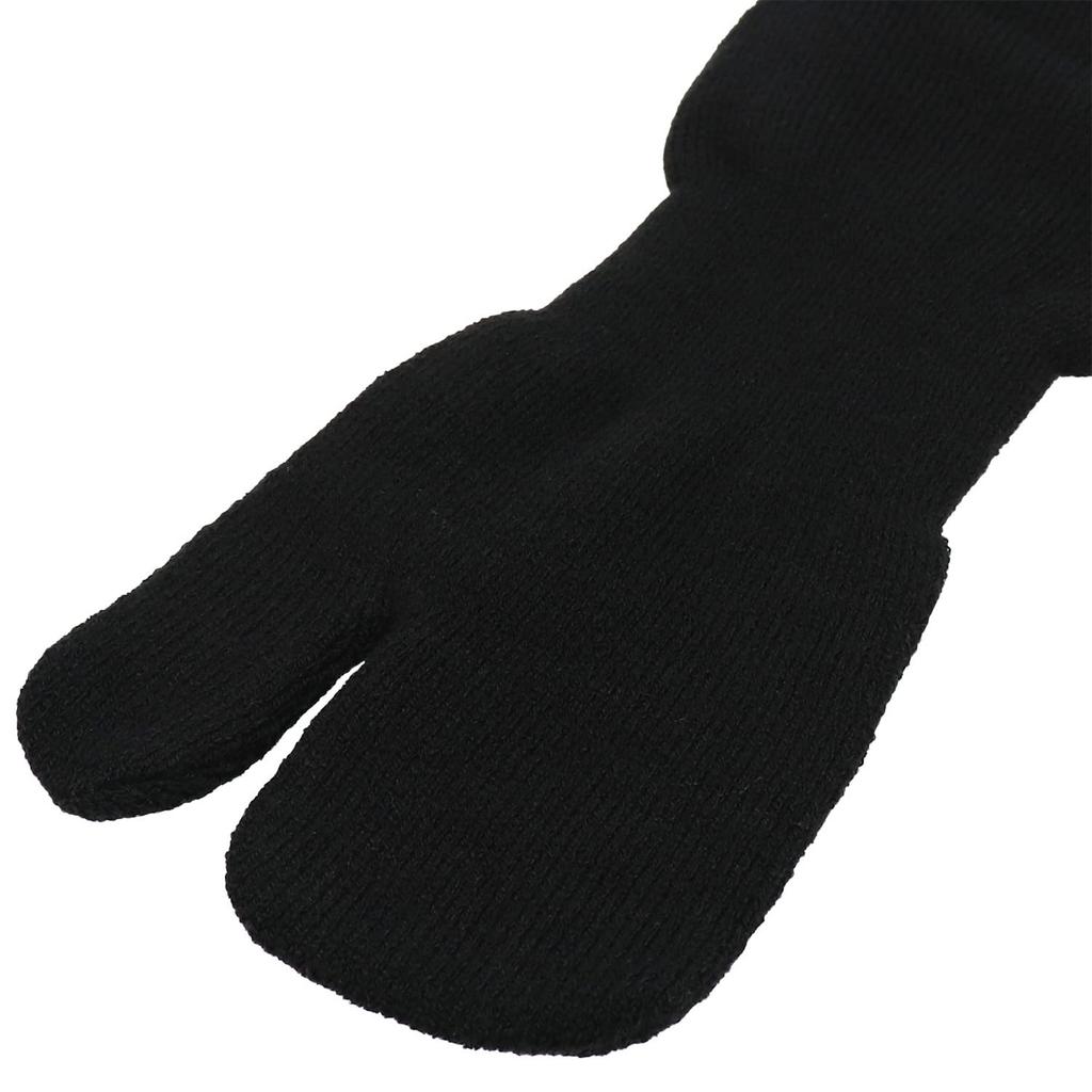 Otafuku Gloves Pile Tabi Socks, (2-Piece Set), Black, BS-312