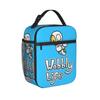 Wobblys Life Isolierttasche für das Mittagessen Hohe Kapazität Lustiges Spiel Wiederverwendbare Kühltasche Tragetasche Lunchbox Schule Picknick Lebensmitteltasche