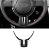 AIRSPEED Carbon Fiber Steering Wheel Button Stickers for Subaru BRZ ZC6 and Toyota 86 ZN6 Interior Black (2009-2011), Panel,