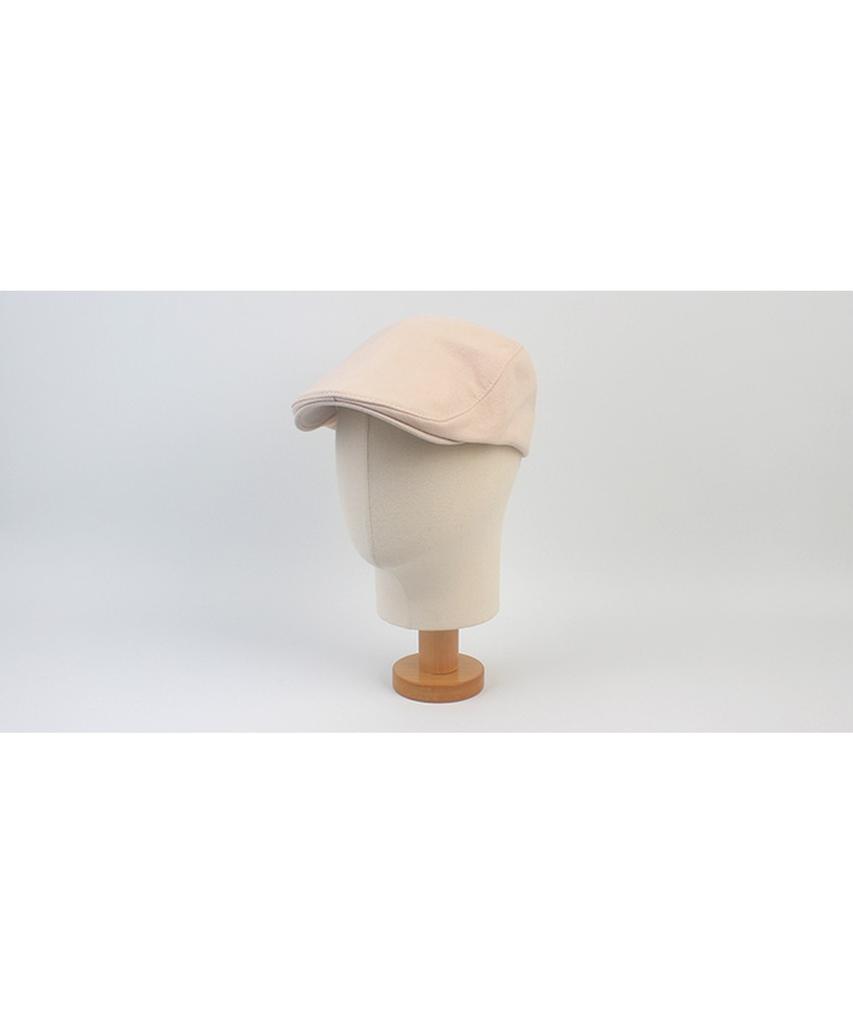 Simple Linen Ivory Hunting Cap Beret