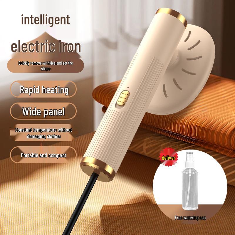 

Portable Dual-Use Garment Steamer & Mini Iron for Home and Dorm Use Power: 13W