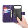 For iPhone Air Case with Strap Butterfly Pattern PU Leather Wallet Phone Cover