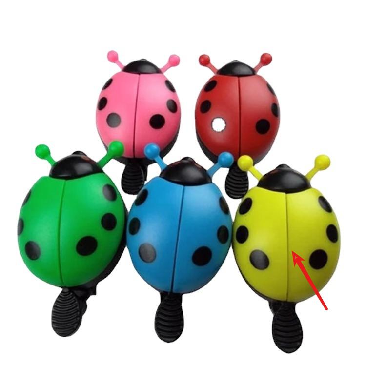 

1pcs Bicycle Bell Animal Ladybug Cycling Accessories Warning Ring MTB Handlebar Bells ABS Plastic Bike Trumpet жёлтый