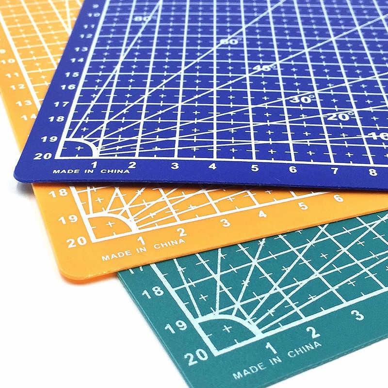 A3/A4/A5 DIY Grid Line Tool Pvc Rectangular Cutting Mat Plastic Patchwork Cut Pad Sewing Supplie