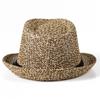Straw Hat Men's Fashion Sunshade Top Hat Women's British Retro Jazz Hat Gentleman's Hat Sun-proof Hat