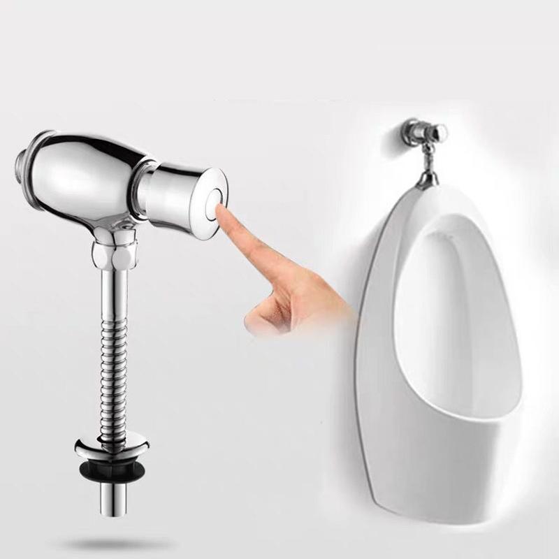 

Flush Valve Toilets Urinal Flush Valve Manual Pressure Flush Washer Zinc Alloy Home Hotel Office Bathroom Closestool Accessories CHINA