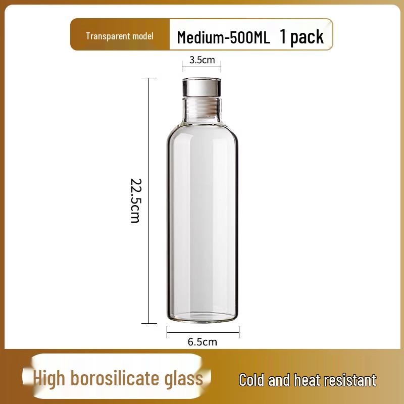 Женская бутылка для колд-брю и чашка-заварник из высокоборосиликатного стекла Default