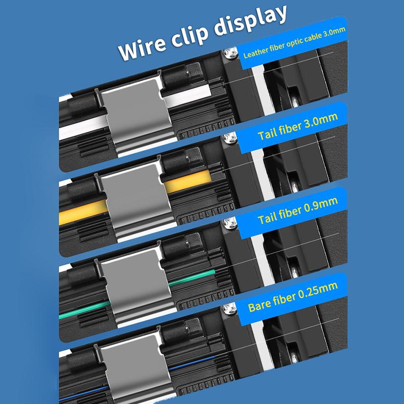 Fiber Cleave Aua-6C Cable Cutting Knife Fttt Fiber Optic Knife Tools Cutter Optical High Precision Cleaver Tool 16 Point Blade