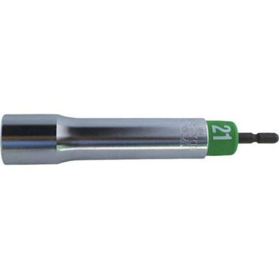 TOP Kogyo Alpha Socket Long Type for Electric 21mm 160mm Overall Reinforced Shank Alpha Japan (TOP) Drills, Hexagonal, Length, 18V, Hexagonal, Type,