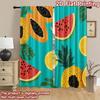 2D flat Photography Backdrop Background cloth Colorful Tropical Fruits 100% Polyester Party Decorations Use for Suitable for