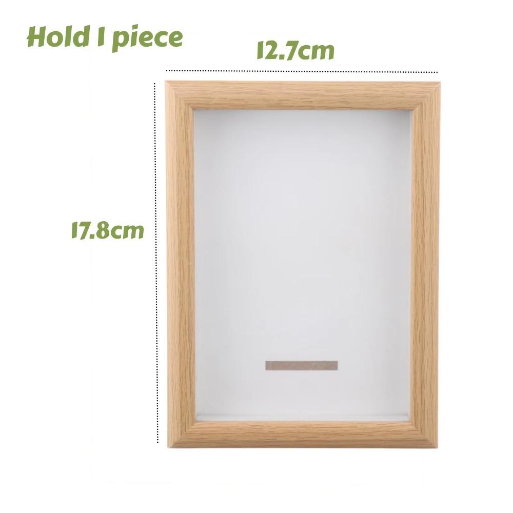 Wooden Photo Frame Dust-Proof Wear-resistant Picture Frame Honor Medal Display Display Case