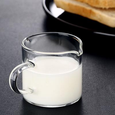 100ml Big Mouth Tea Juice Milk Glass Cup Transparent Coffee Mug Wine Glass Drink Cup High Borosilicate Glass Drinkware