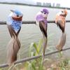 6pcs Foam Feather Artificial Birds Imitation Bird Model Home Outdoors Garden Wedding Decoration Ornament DIY Party