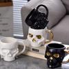 Halloween Skull Ceramic Coffee Mug Creative Office Drinkware Modern Minimalist