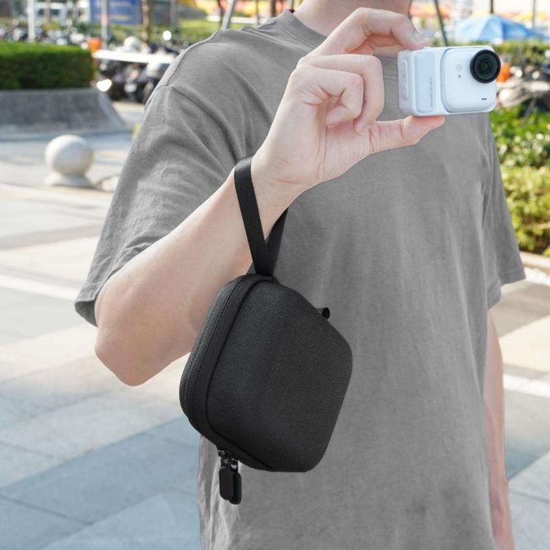 Durability Nylon Protective Case For Go Ultra Cameras Shockproof Lightweight Design With Organized Storage Compartments