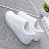 Little white shoes women's spring and autumn new fashion flat baseplate shoes student breathable women's shoes single shoes casual white shoes