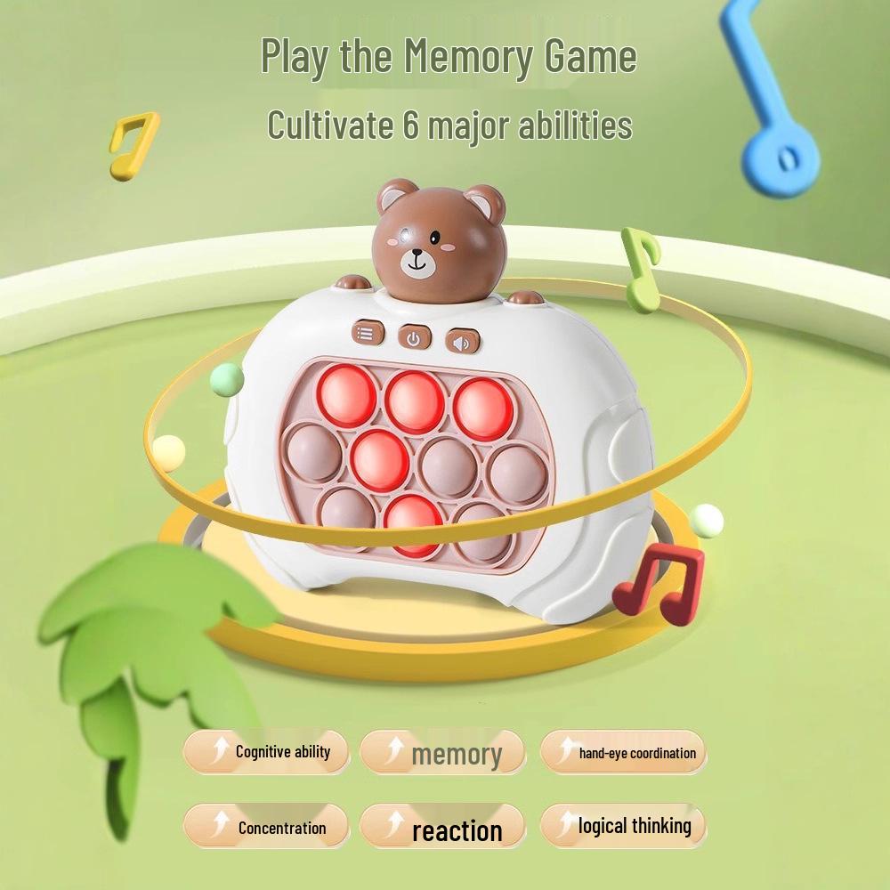 Cross-Border Speed Push Game Machine: Educational & Decompression Toy for Children's Logical Thinking