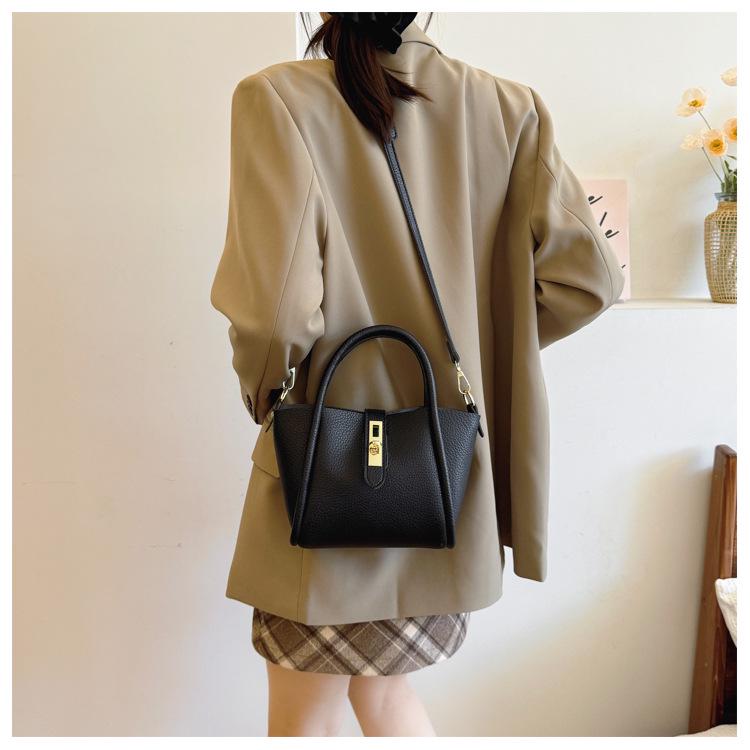 Damen 2024 Winter High-End Nischendesign Einzelschulter Handtasche Bestseller - Korb Crossbody Bucket Bag