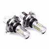 White H4 9003 HB2 Fog Driving Light LED Headlight 80W High/Low Beam Lamp Bulbs
