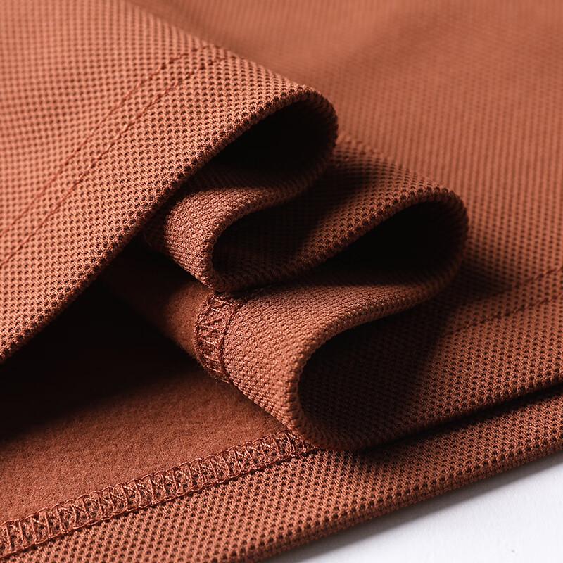 Hengyuanxiang Men's Brushed Long-Sleeve Polo Shirt