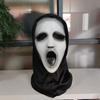 Halloween Scary Ghost Face Mask Black Cloth Horror Cosplay Party Prop