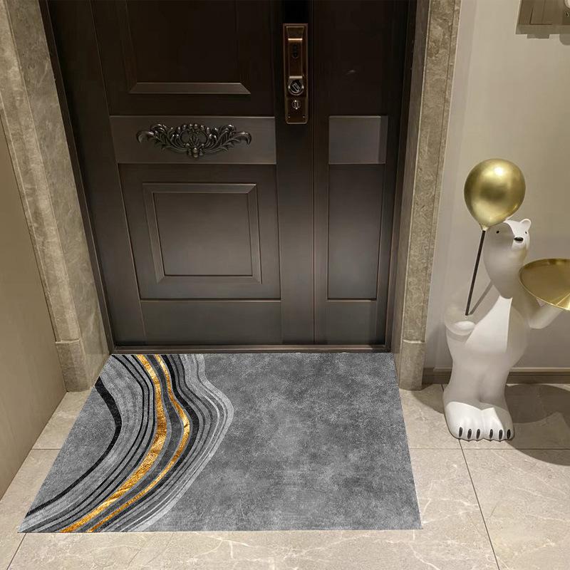 Verdickte Bodenmatte Badezimmerbodenmatte Badezimmerbodenmatte Eingangstürmatte Schlafzimmerteppichmatte