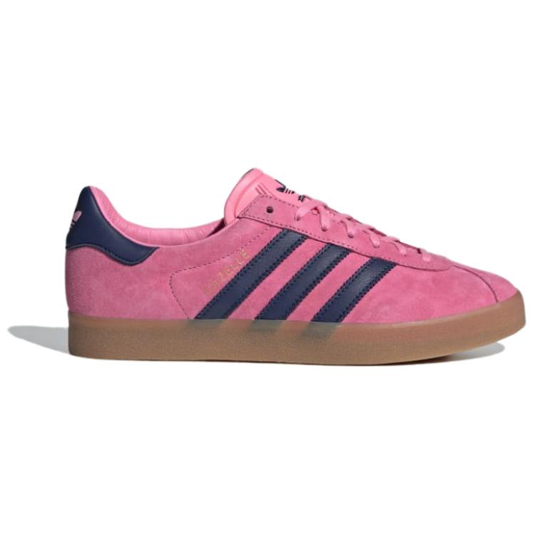 adidas Mens Gazelle 85 Bliss Pink Dark Blue Men Sneakers Bliss-Pink-F22 Gold-Metallic ID0846