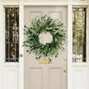 Artificial Olive Wreath Nature Rattan Branch Greenery Wreath for Front Door Wall Decoration 50CM Diameter