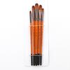 5Pcs Artist Nylon Hair Paint Brushes Acrylic Watercolor Oil Painting Pen