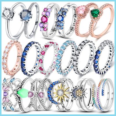 Anel avançado para mulheres, novo best-seller, anel de prata esterlina S925 para mulheres, joias finas de luxo para casamento e noivado