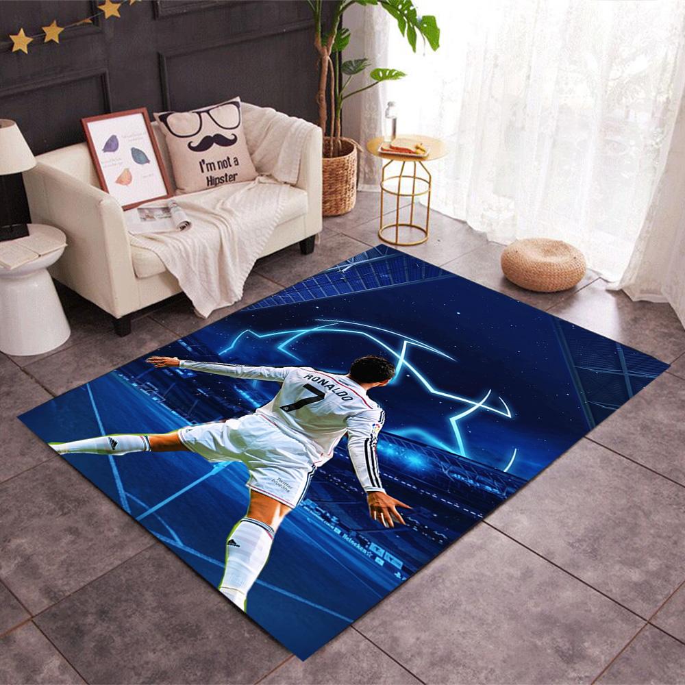 Welcome Cr7 Area Rug Perfect for Dormitory Balcony Foyer Study room Antislip Carpet Anime Office Decor Perfect Gift for Valentine's Wedding Birthday