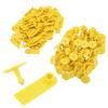 100pcs Animal Blank Ear Tags Goat Sheep Pig Livestock TPU Ear Tags for Farm Animals