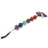 7 Chakra Crystal Pendant Car Hanging Ornament Pendulum Home Decoration for Yoga Meditation