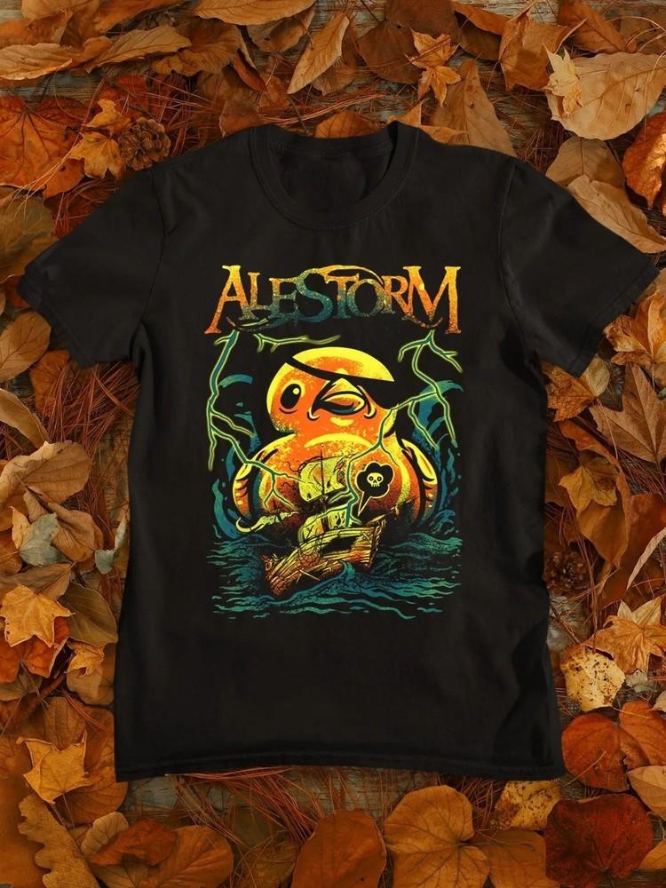 Горячая Редкая Футболка Группы Alestorm Black Sails At Midnight Черная S-5XL PN274 Унисекс XL