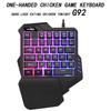 YunGuoGuo G92 Single-Handed RGB Gaming Keyboard