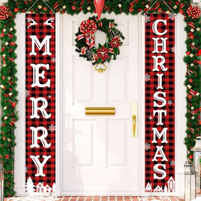 Christmas Door Decoration Merry Christmas Decorations For Home 2025 Navidad Noel Kerst Natal Xmas Ornaments New Year Gifts 2025